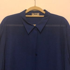 ACNE sheet button down shirt